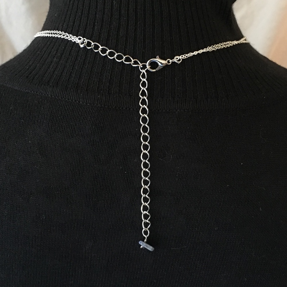 “Book of the Dead" Handmade Dainty 2-Layer Egyptian Necklace, Anubis, Scarab - Picture 9 of 14